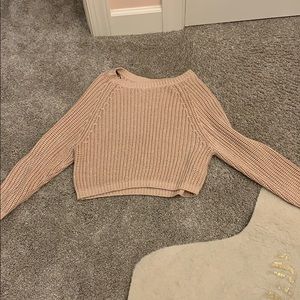 Pink sweater
